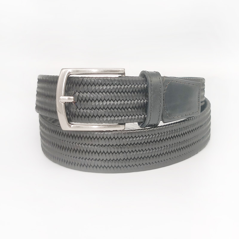 bonded leather braided belts HCMB2002