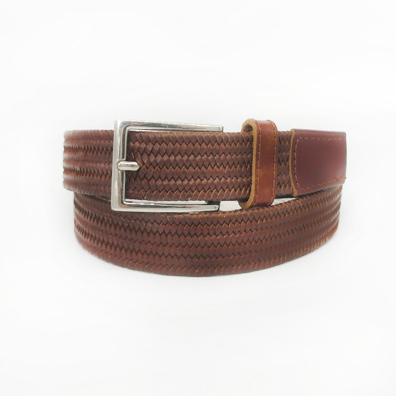 germany bonded leather braided belts