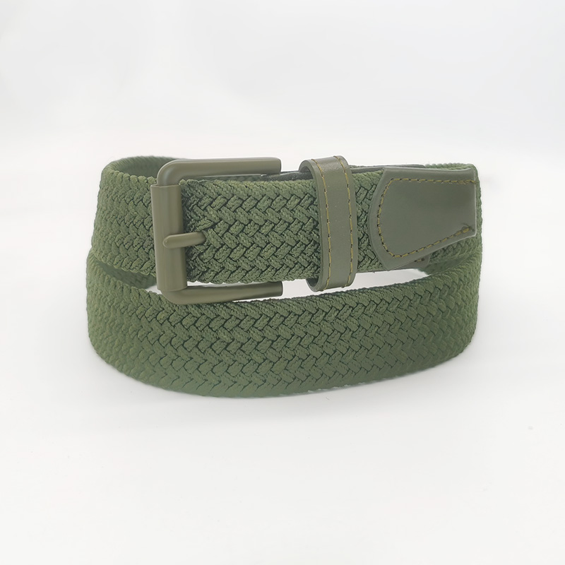 olive elastic belts