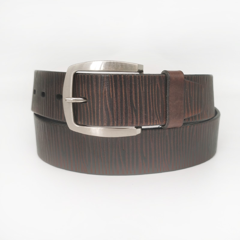 embossed genuine leather belts