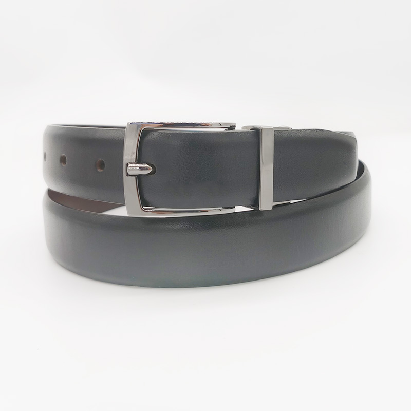 black and brown double sides use leather belts