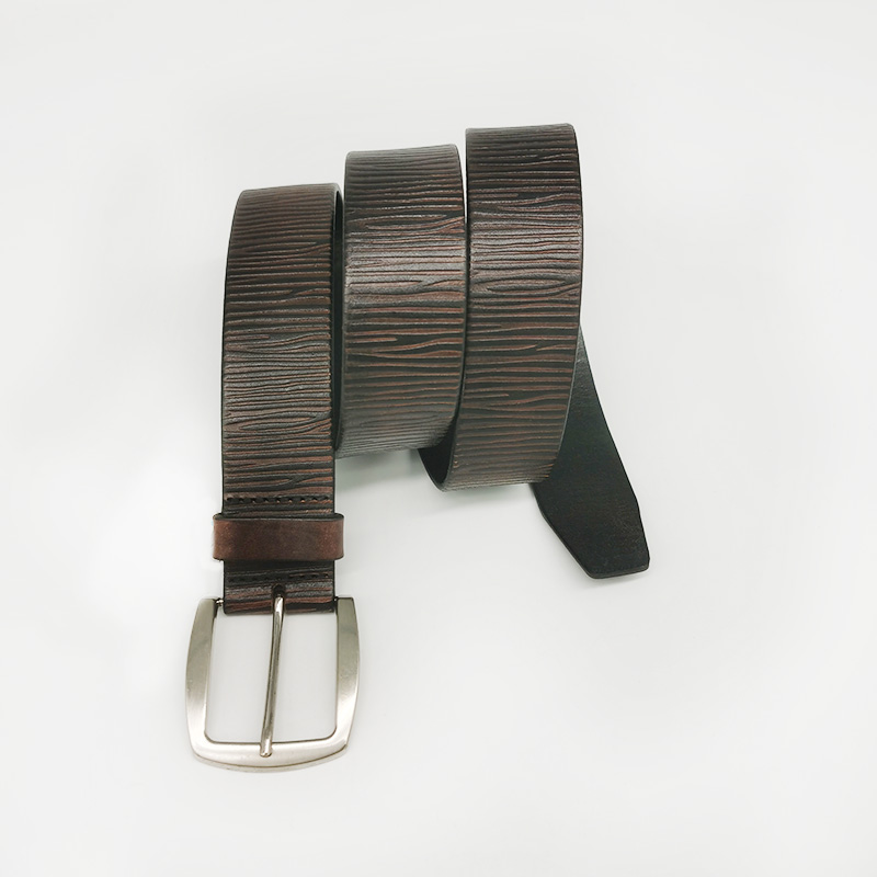 embossed genuine leather belts