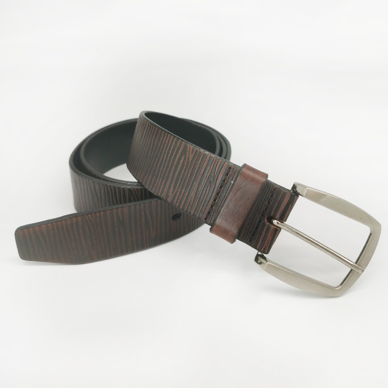 embossed genuine leather belts