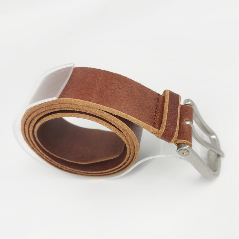 unique design cowhide leather belt