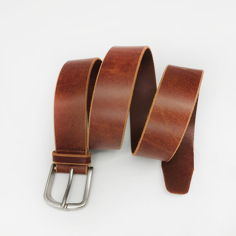 unique design cowhide leather belt