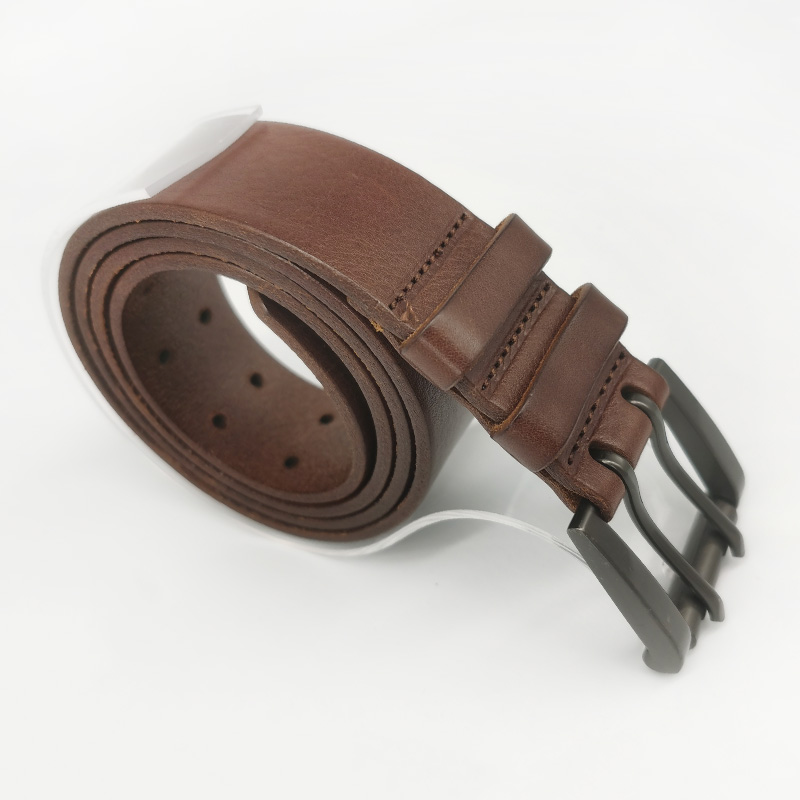 smooth genuine leather men jeans belt