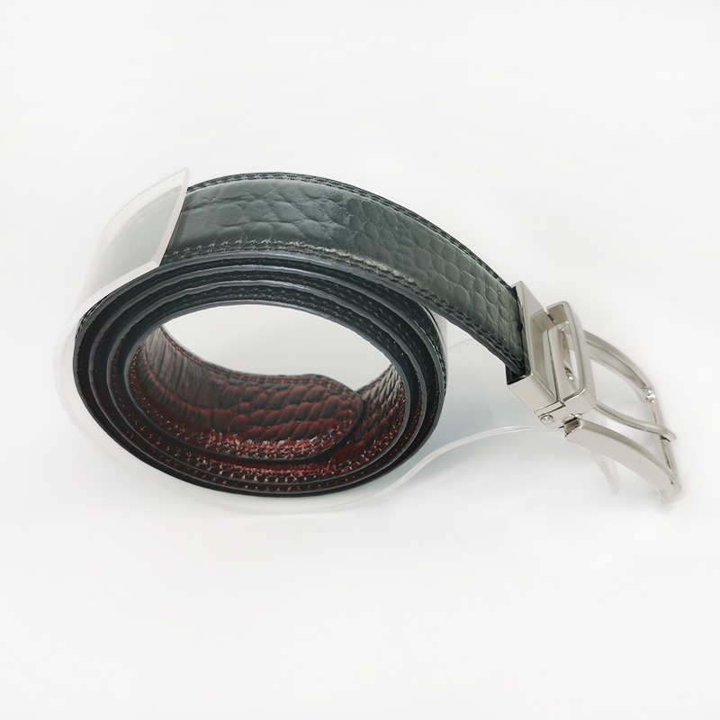 double sides full grain leather reversible belts