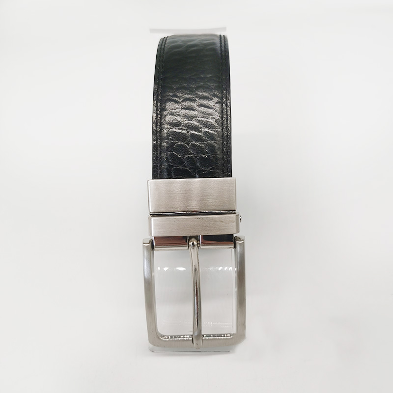 double sides full grain leather reversible belts