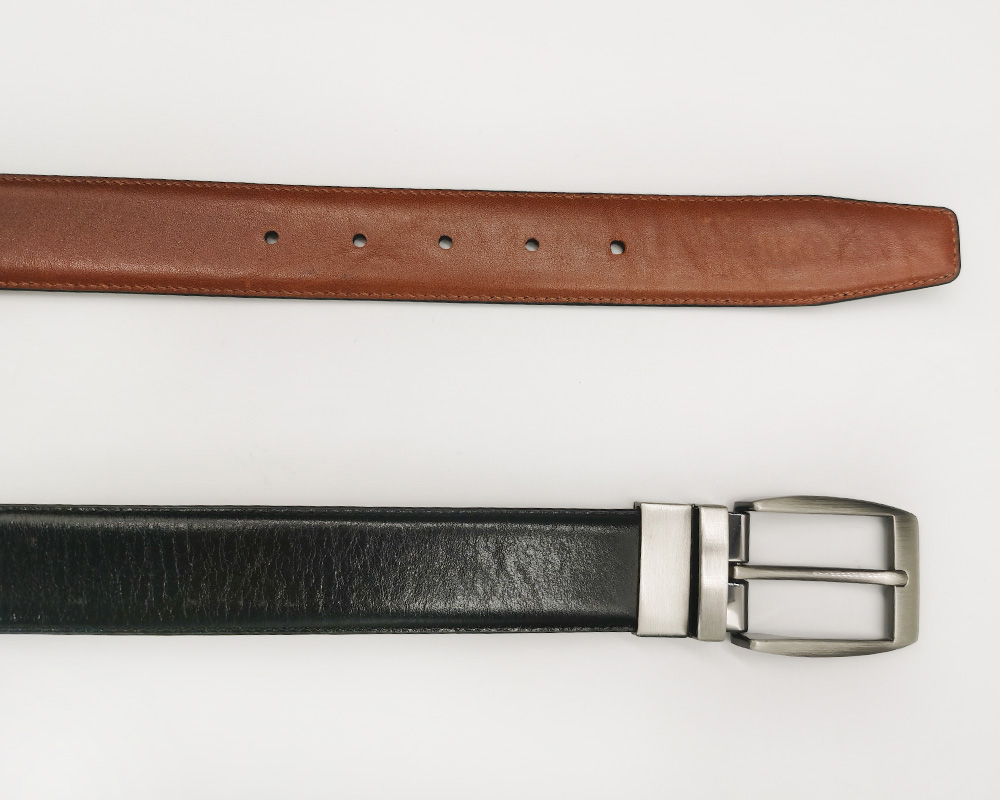 full grain leather reversible belts