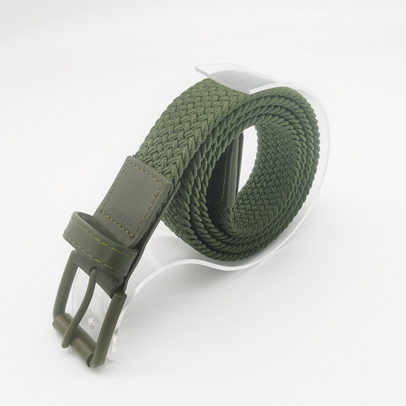 olive elastic belts