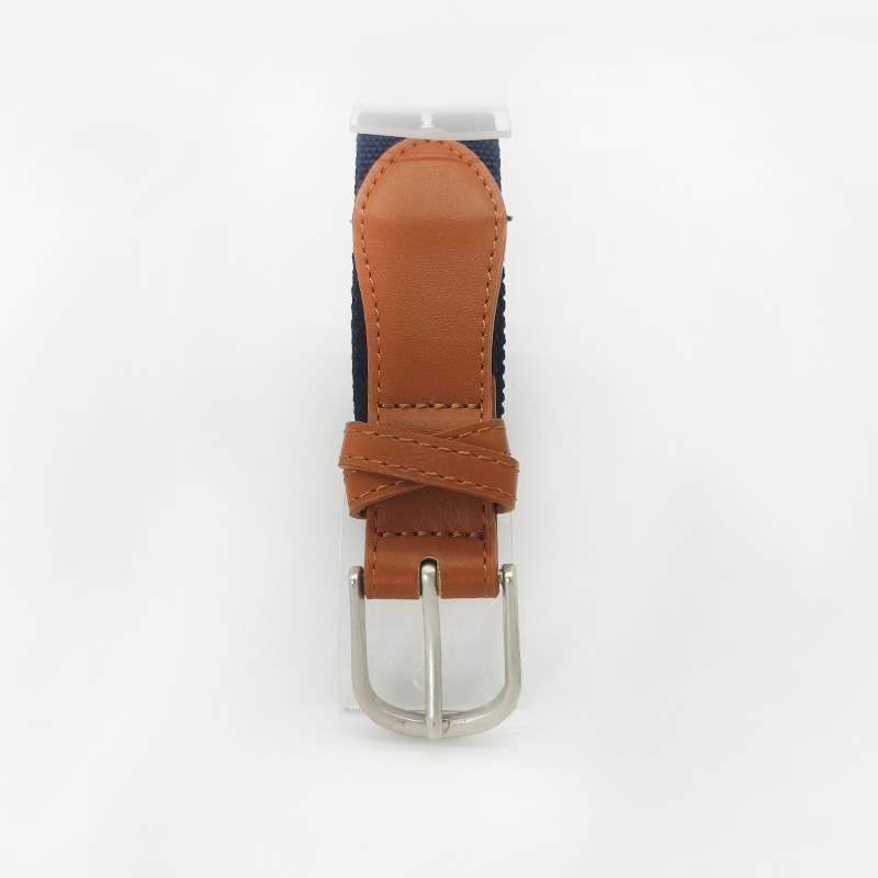 full grain leather tag webbing belt