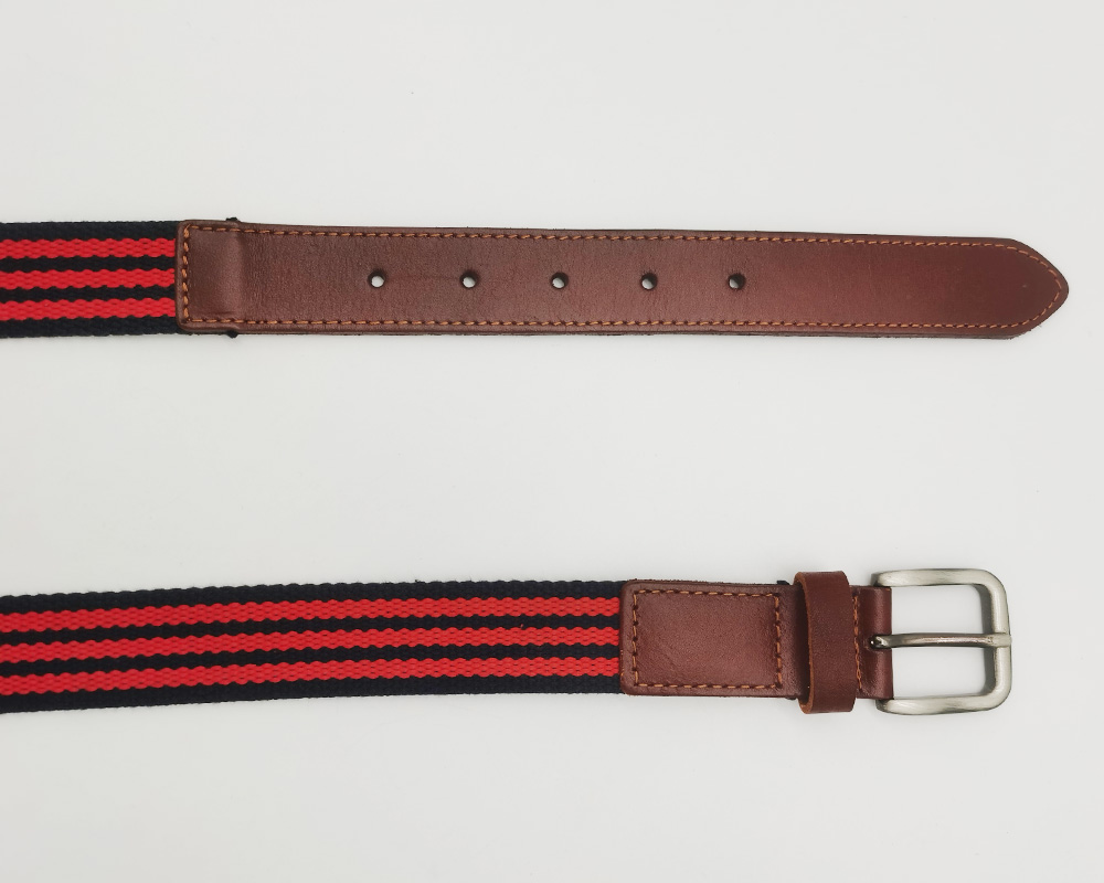 multicolor woven webbing belts