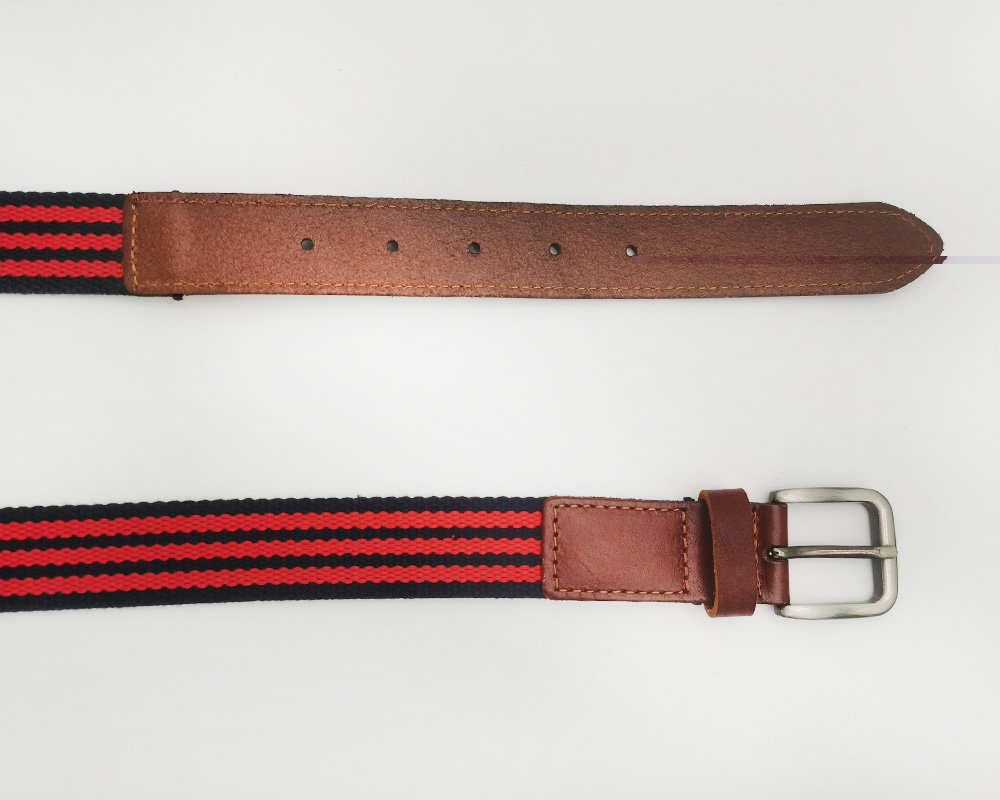 multicolor woven webbing belts