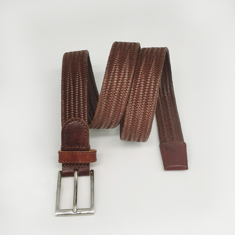 germany bonded leather braided belts