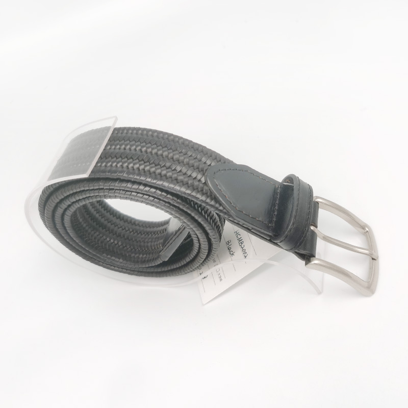 bonded leather braided belts HCMB2002