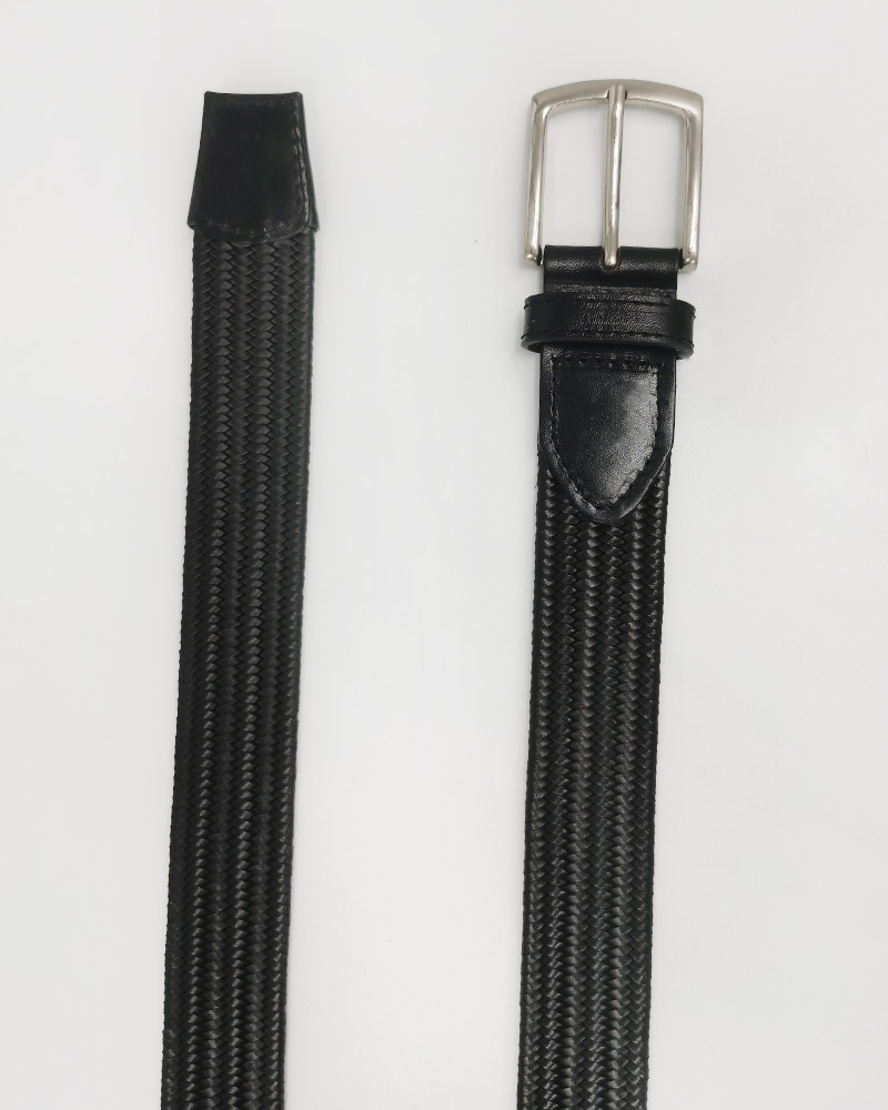 bonded leather braided belts HCMB2002