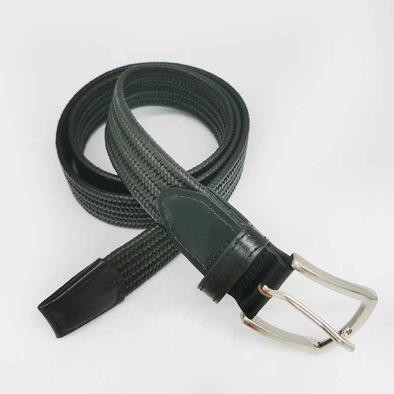 bonded leather braided belts HCMB2002