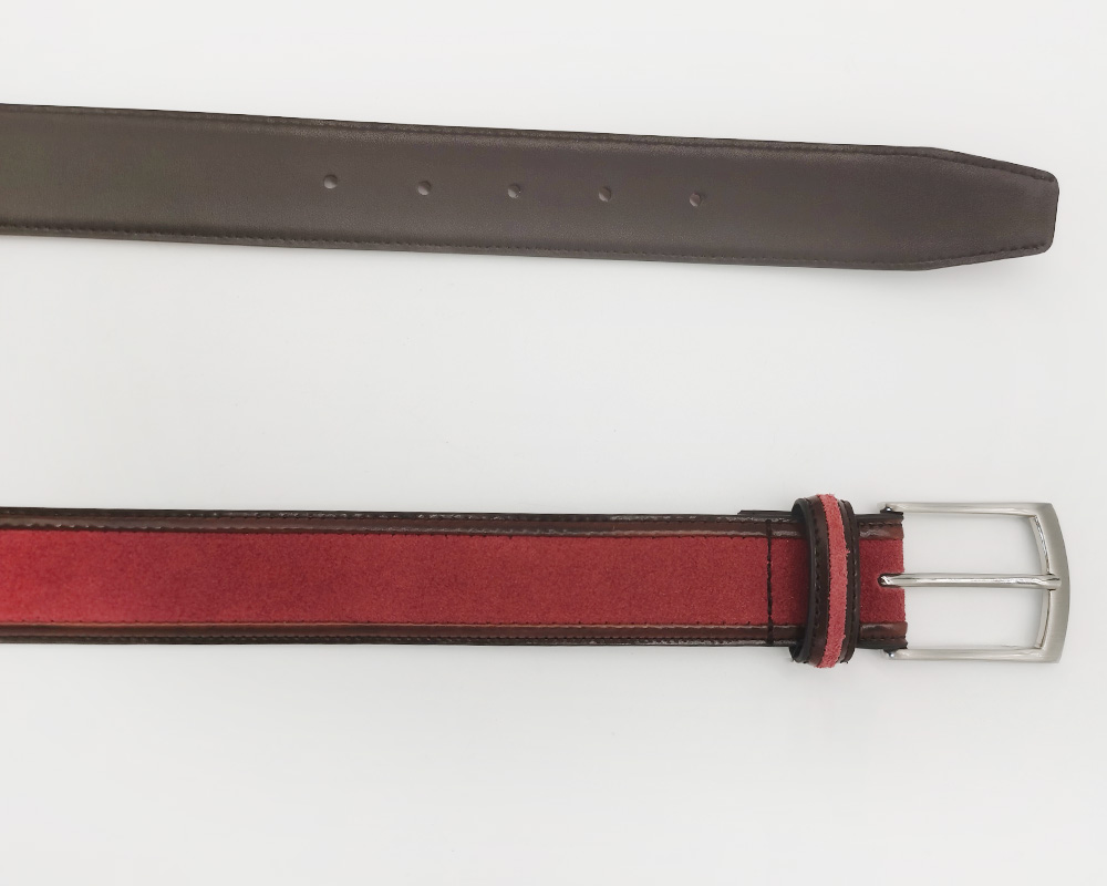 suede leather belts with split leather