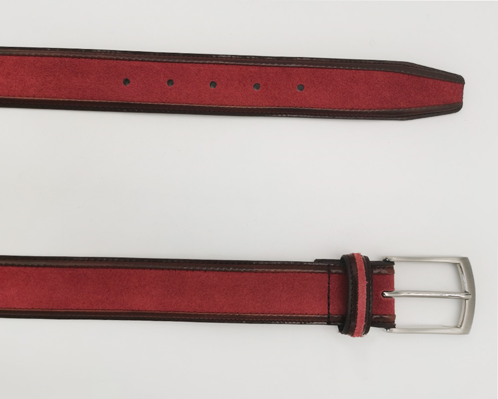 suede leather belts with split leather