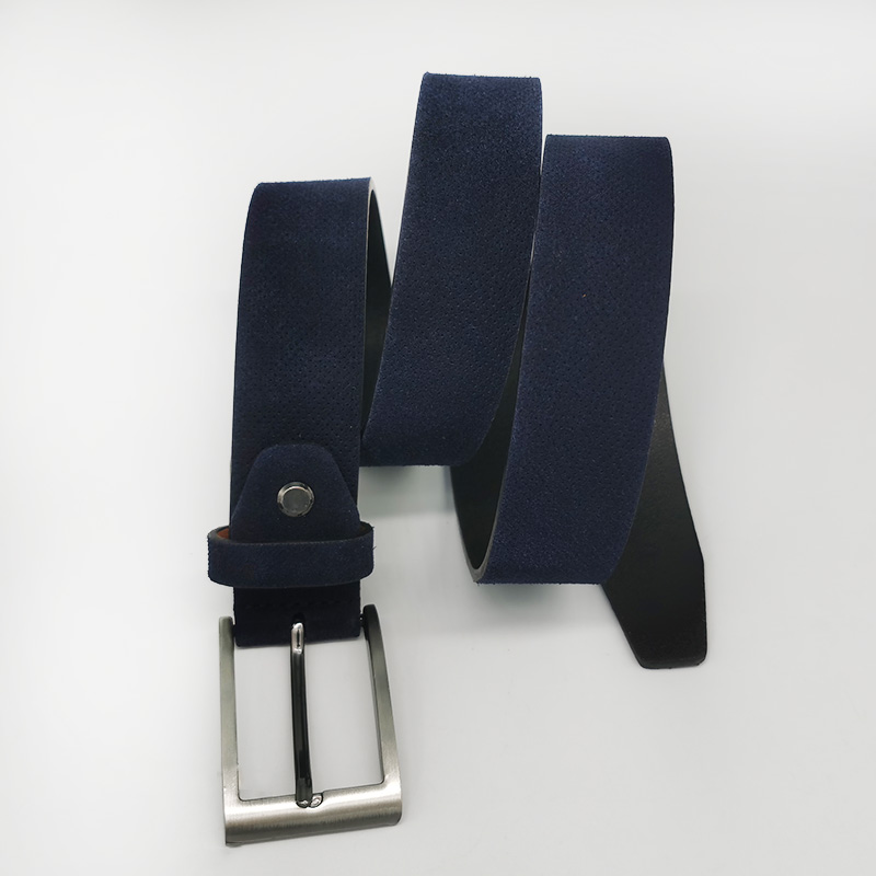 flat suede leather belts