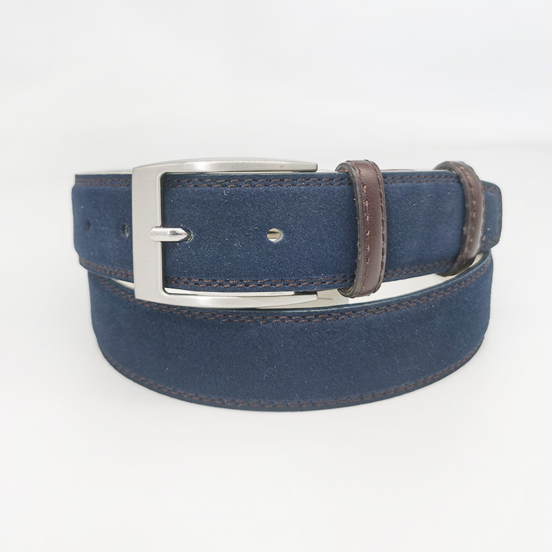 navy blue suede leather belts