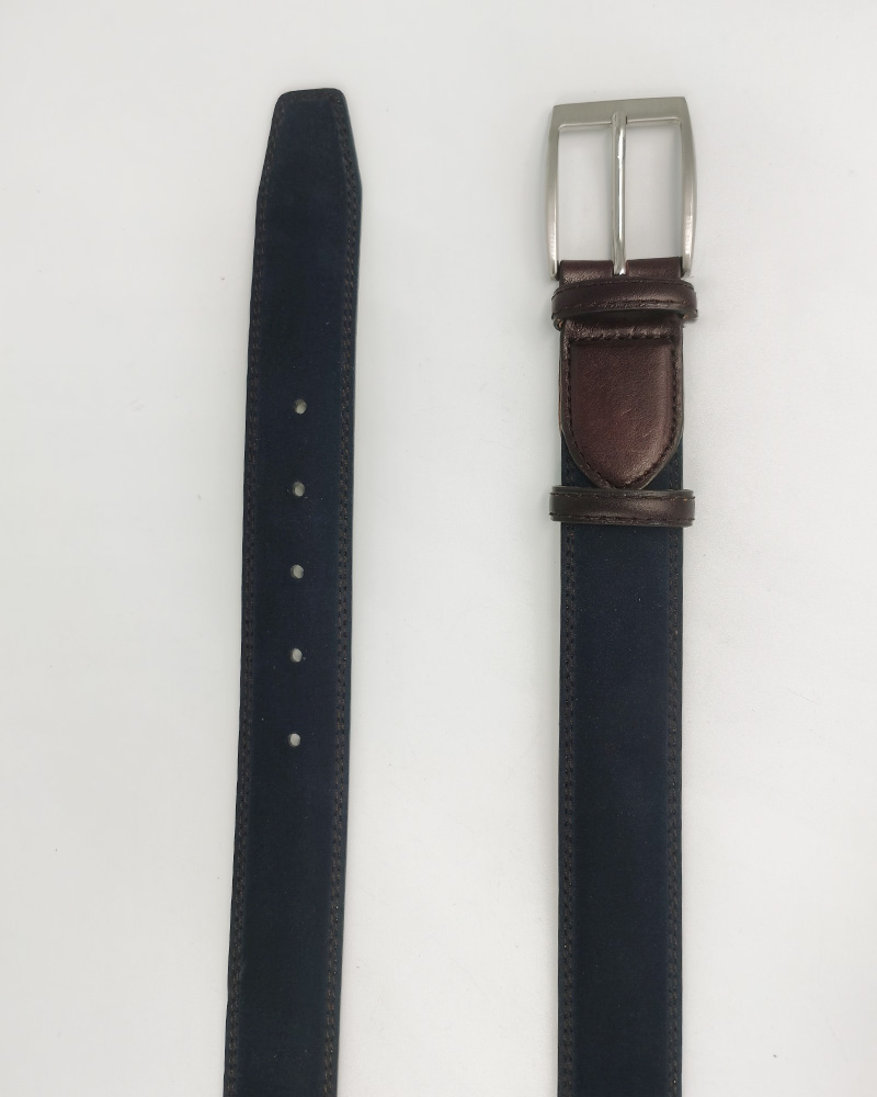 navy blue suede leather belts