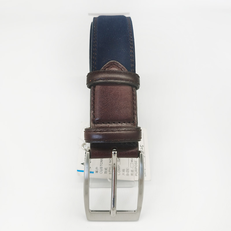 navy blue suede leather belts