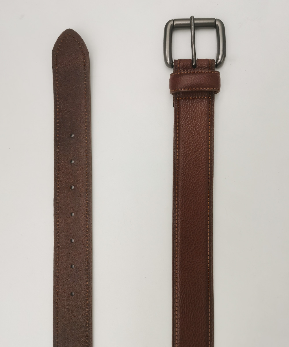 stitched leather belts