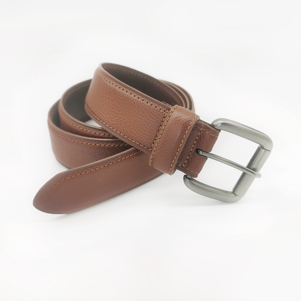 stitched leather belts