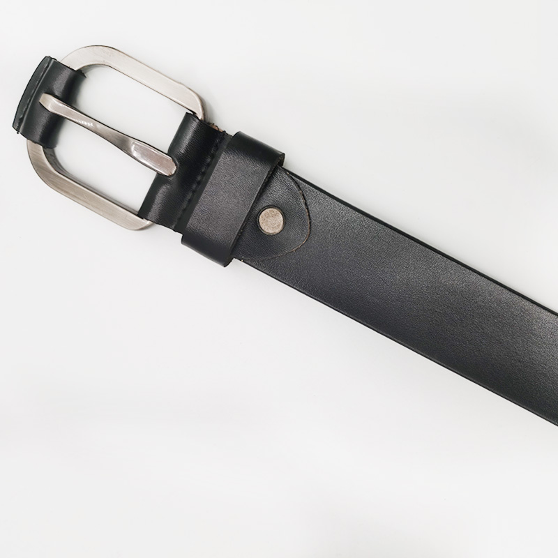 black smooth leather belts