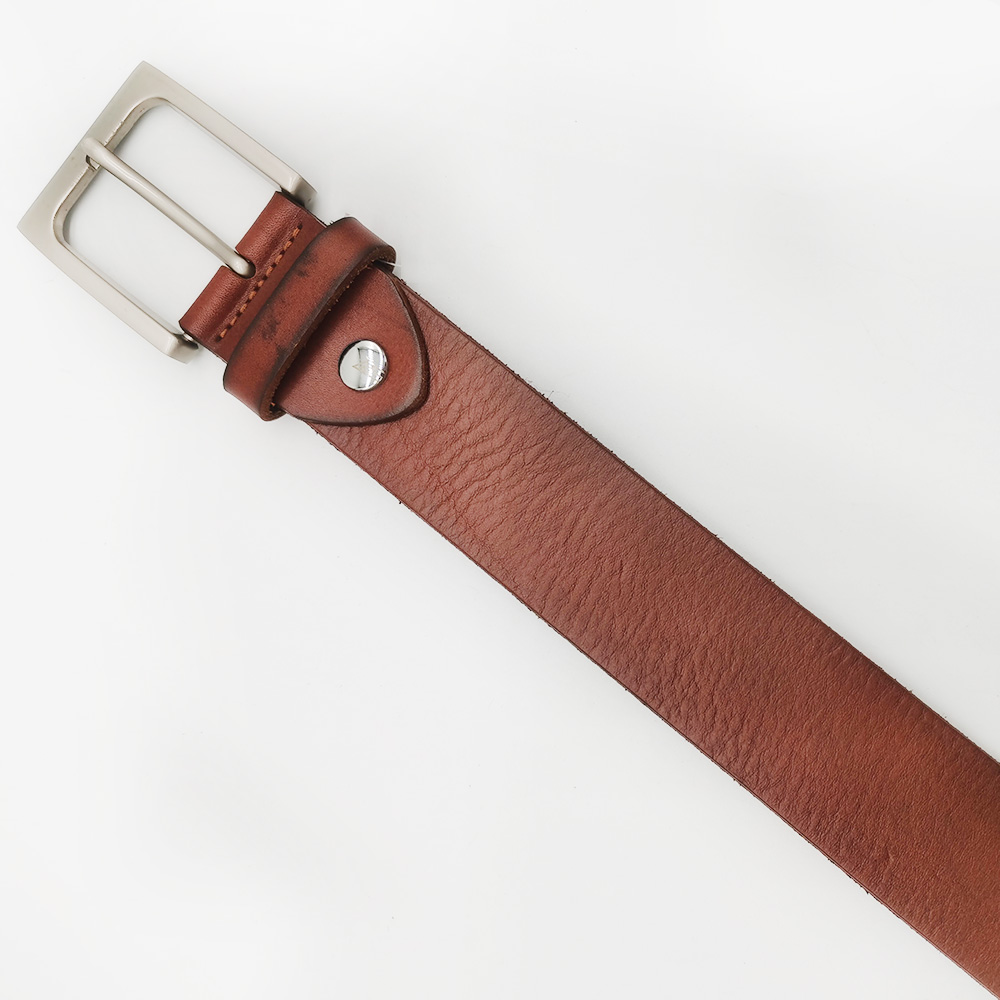 men's top grain leather belt