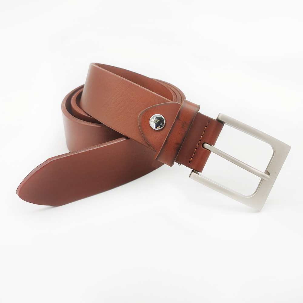 men's top grain leather belt