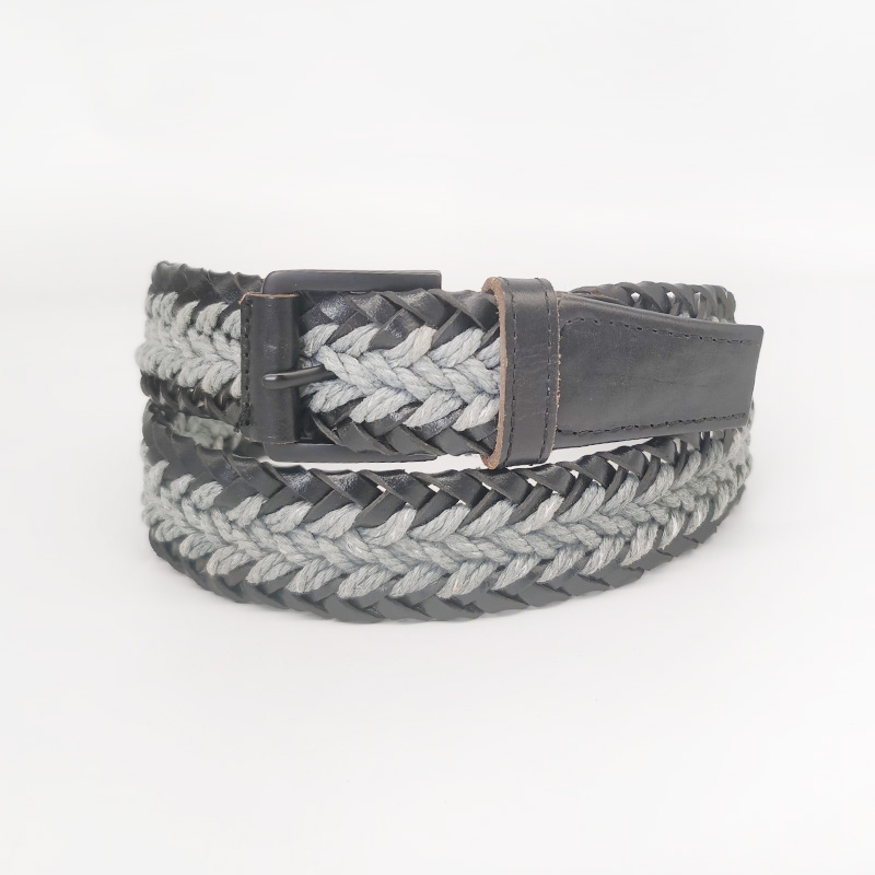 genuine leather braided belts