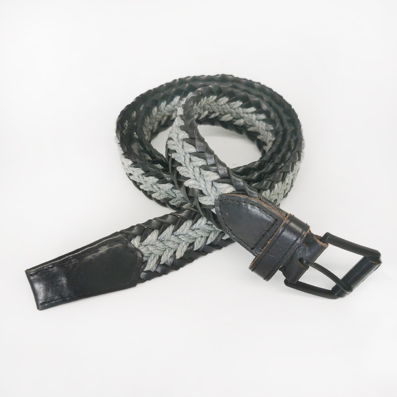 genuine leather braided belts