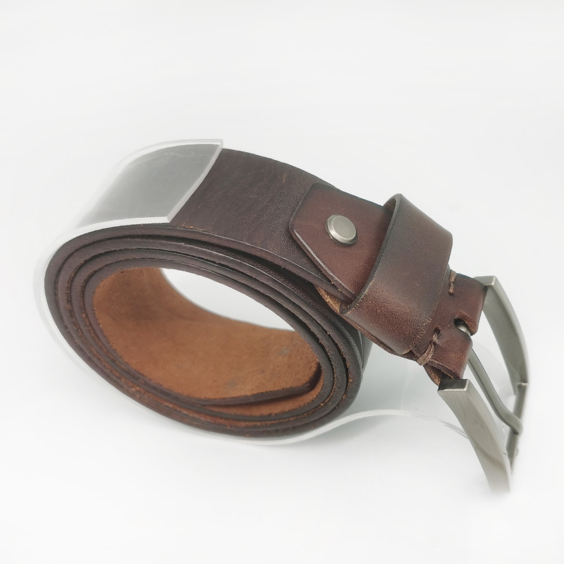 men's genuine leather jeans belts