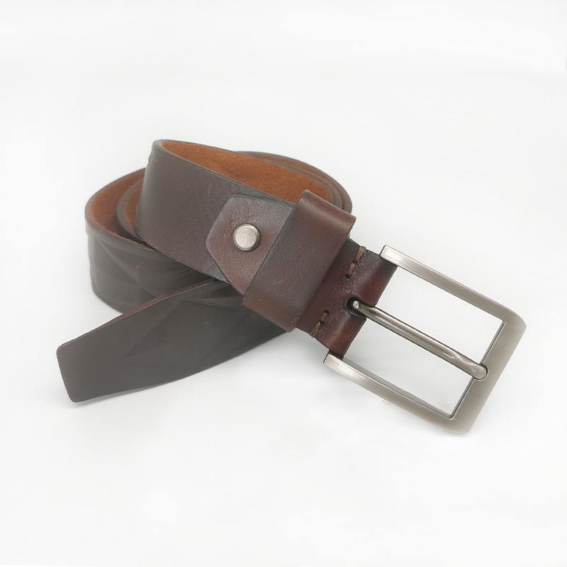 men's genuine leather jeans belts