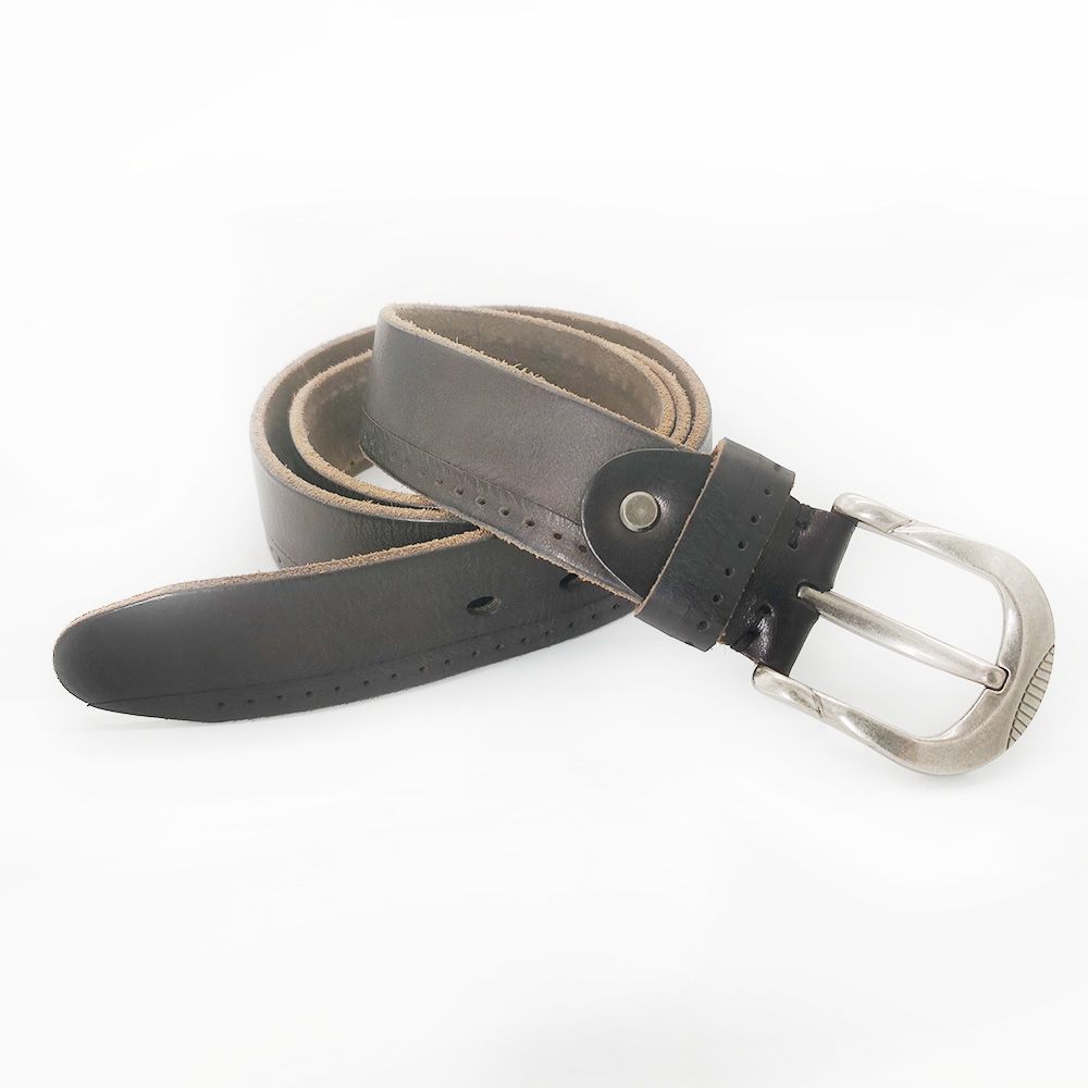 wide casual cowhide leather belts for men