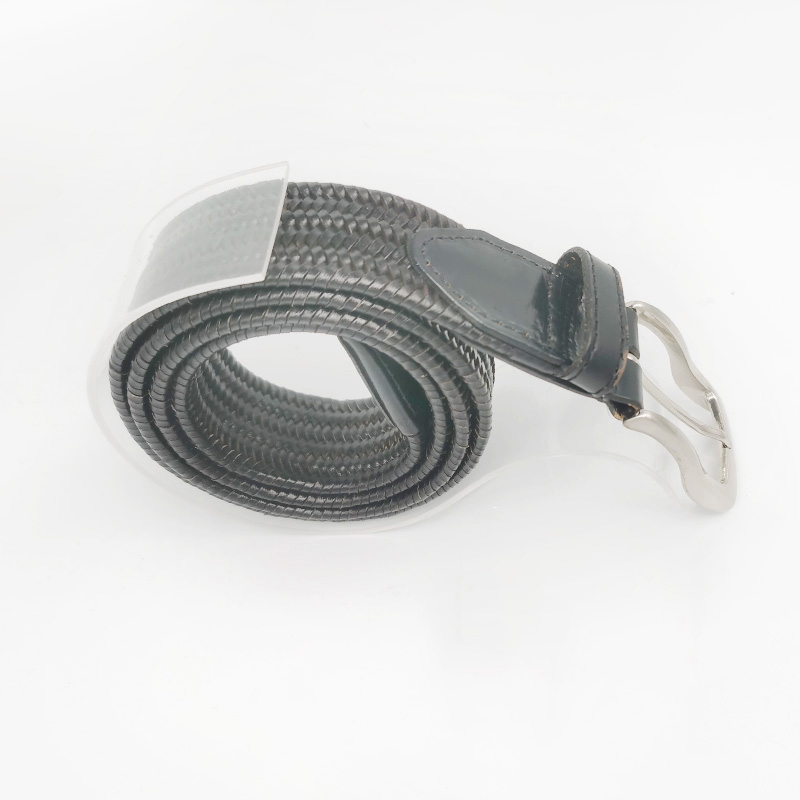 Germany bonded leather braided stretch belts