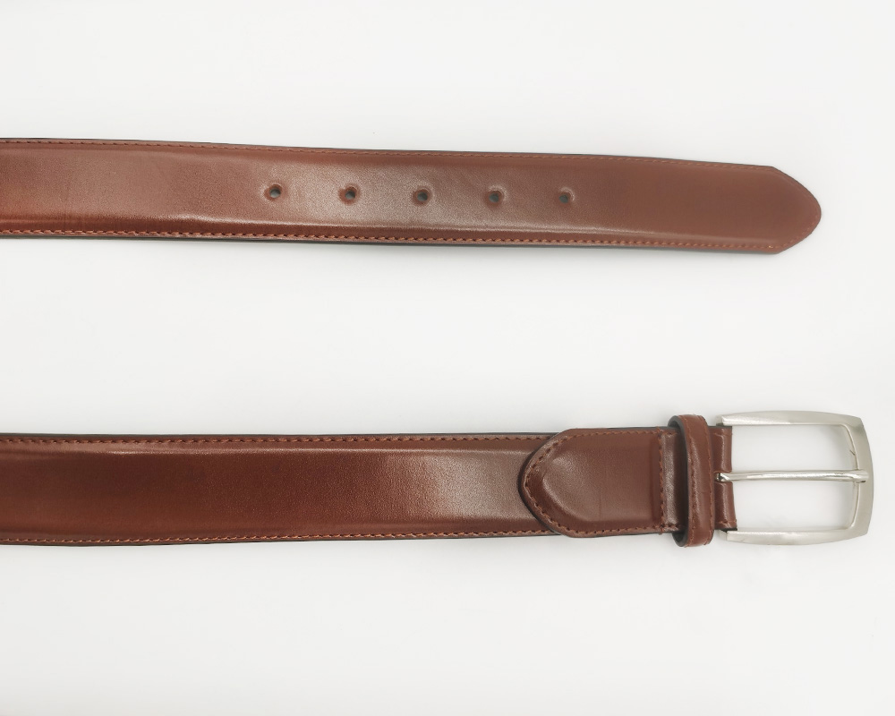 smooth split leather belts for men