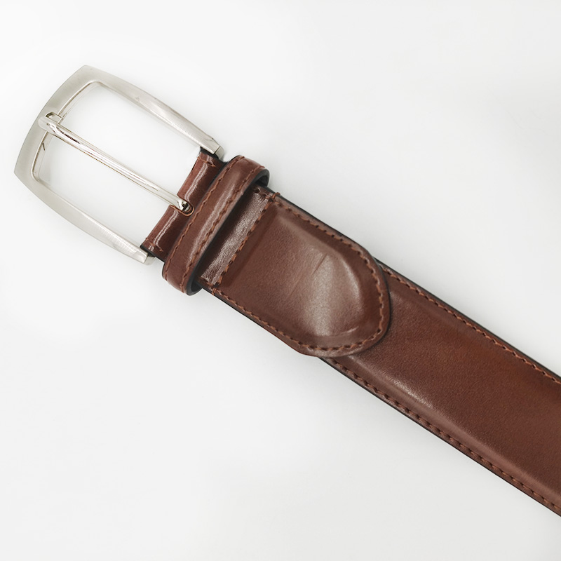 smooth split leather belts for men