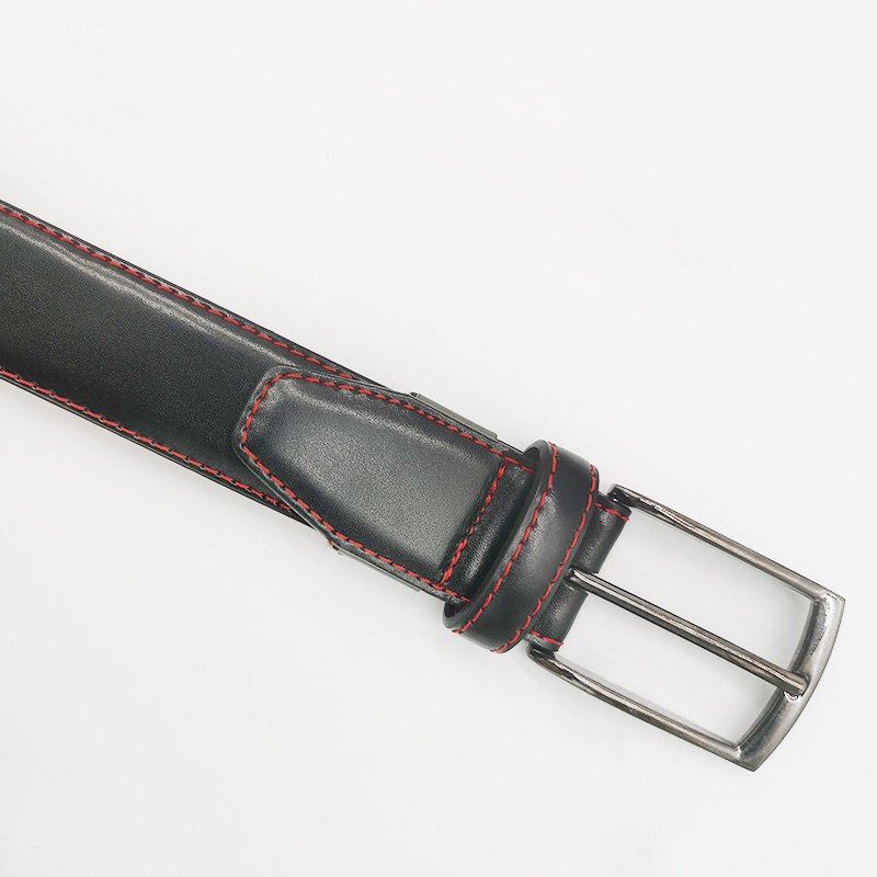 men's uniform wear split leather belts