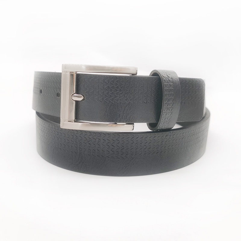 PU leather embossed casual belts