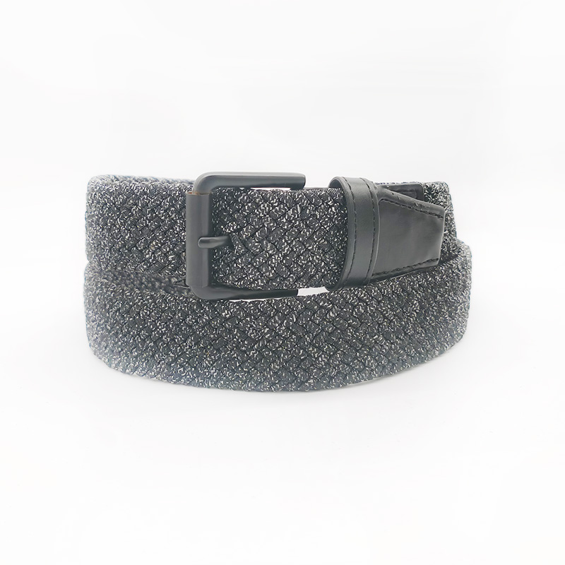 pu leather tag polyester elastic belts