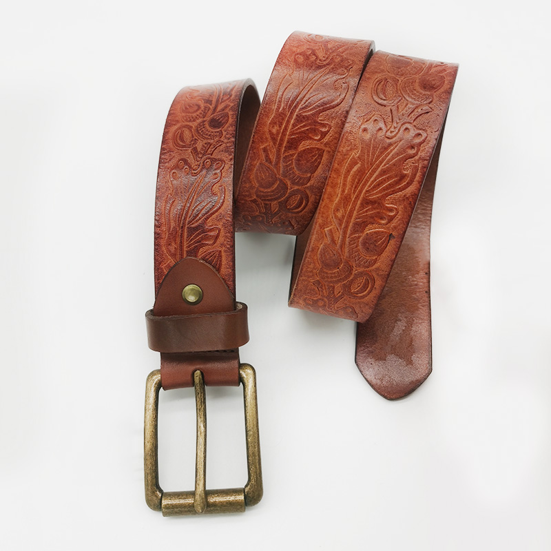 western style cowhide leather belts