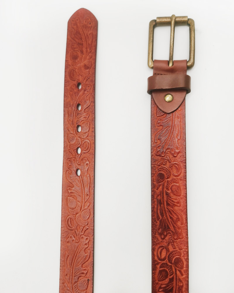 western style cowhide leather belts