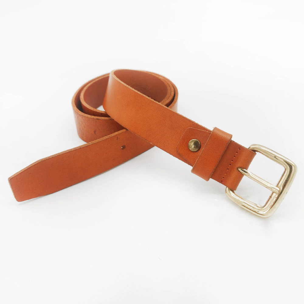 35mm wide pin buckle men's leather belts