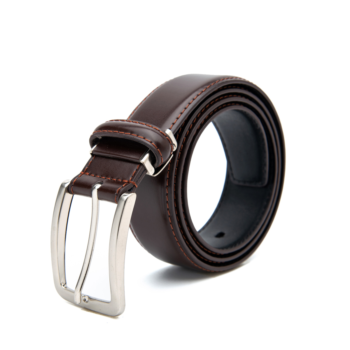 men's casual split leather belt