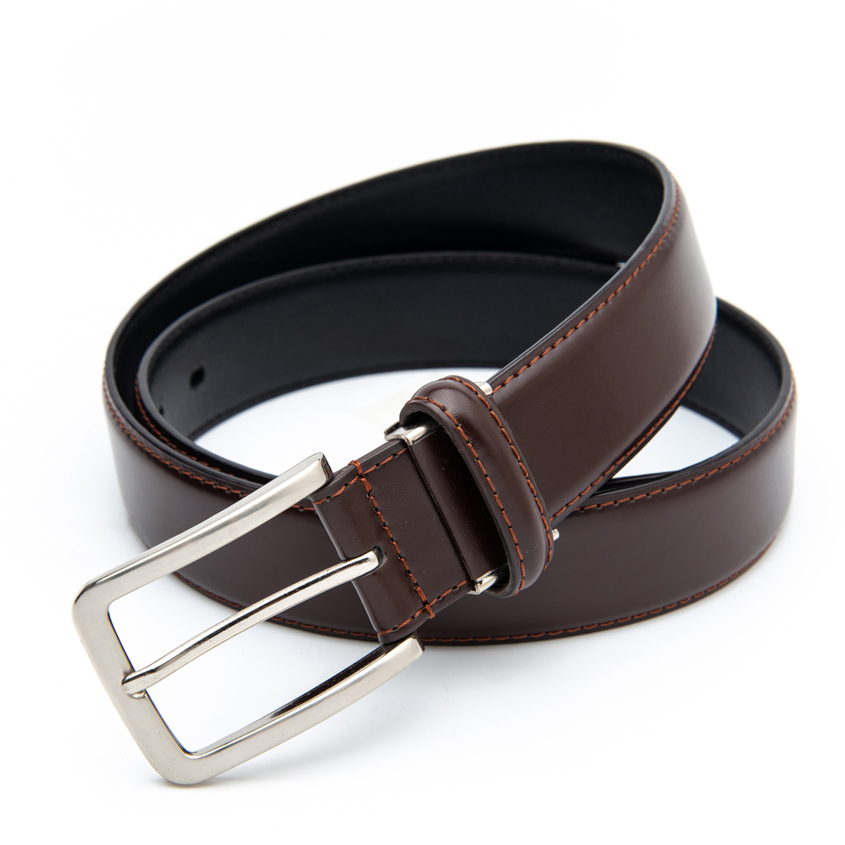 men's casual split leather belt