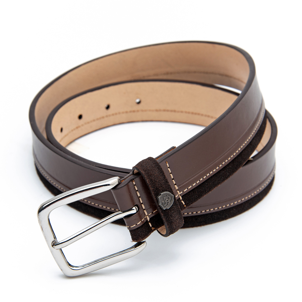 stitched patchwork leather belts