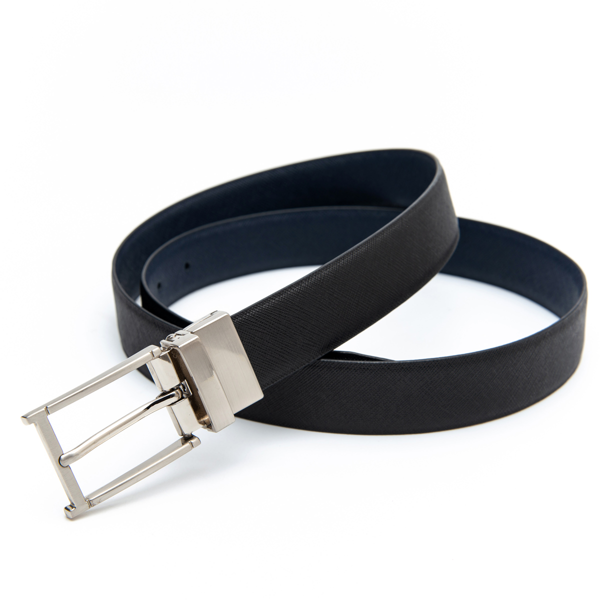 dress wear cowhide leather belt for men